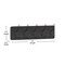 Flash Furniture Daly Wall Mounted 24in Black Wash Solid Pine Wood Storage Rack with 5 Hooks HGWA-SCR-5-BLKWSH-GG - alternate 7